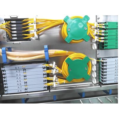 576 Cabine de distribuição de fibras de núcleo de capacidade para redes de fibra óptica ao ar livre e FTTH