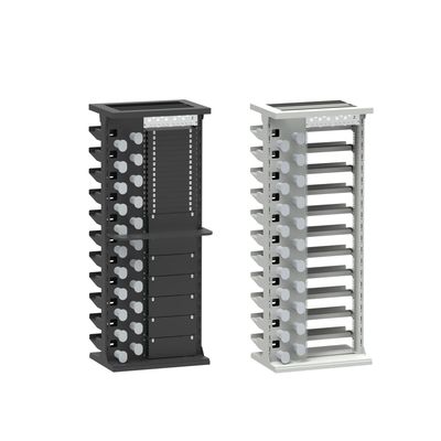 Armazém de rack ODF de acabamento de prata durável 47U para rede interna FTTH FTTX