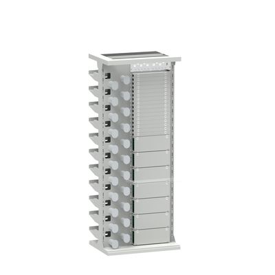 Armazém de rack ODF de acabamento de prata durável 47U para rede interna FTTH FTTX