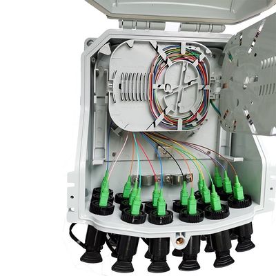 16 Núcleos de divisores de fibra óptica pré-conectados para o exterior para caixa de distribuição de rede