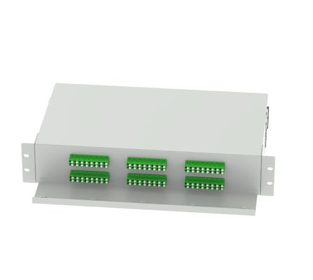 5 LC APC 48 portas 19 polegadas Fibra Óptica Patch Panel para redes ODN FTTH aplicações