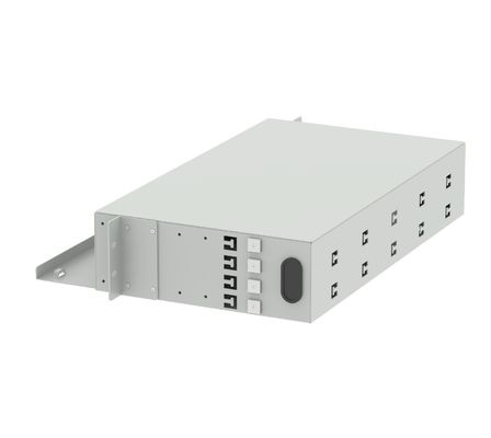 5 LC APC 48 portas 19 polegadas Fibra Óptica Patch Panel para redes ODN FTTH aplicações