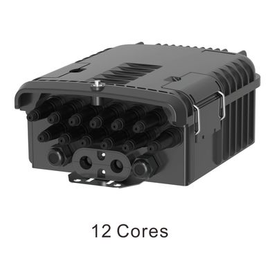 PC ABS 16 núcleos FTTH Fibra Óptica Terminal Box para montagem em parede e poste no exterior