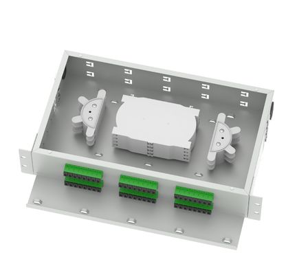 48 portas SC APC 19 polegadas Quadro de distribuição óptica para infraestrutura FTTH de rede 5