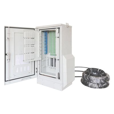 Armário de distribuição de fibras de estrutura interna de aço inoxidável FTTX exterior com série GEN III