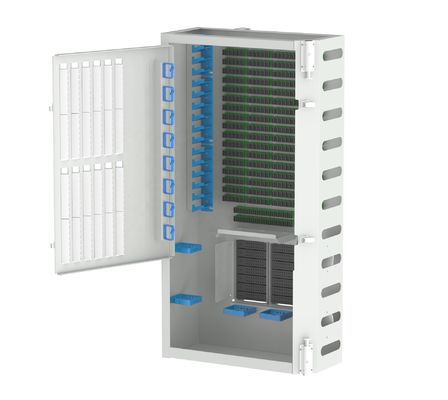 Armário de distribuição de fibras de estrutura interna de aço inoxidável FTTX exterior com série GEN III