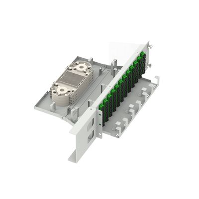 Data Center 96 Cores SC APC Tipo 19 polegadas Fibra Óptica Patchpanel com 5 e Swing Design