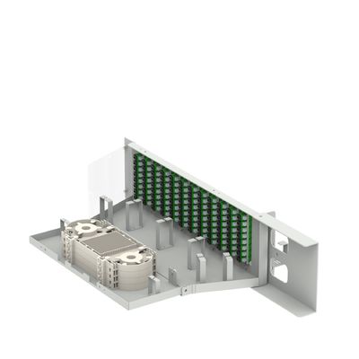 Data Center 96 Cores SC APC Tipo 19 polegadas Fibra Óptica Patchpanel com 5 e Swing Design