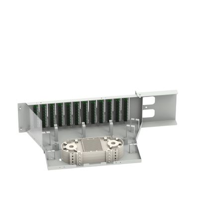 Data Center 96 Cores SC APC Tipo 19 polegadas Fibra Óptica Patchpanel com 5 e Swing Design