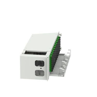 Data Center 96 Cores SC APC Tipo 19 polegadas Fibra Óptica Patchpanel com 5 e Swing Design