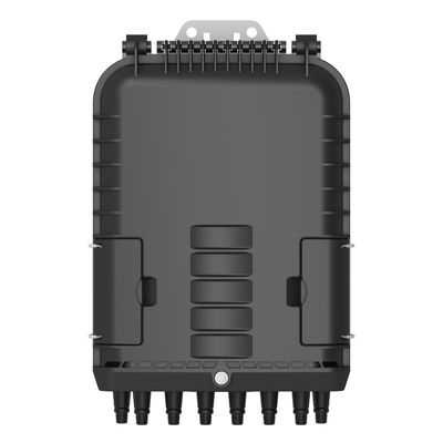 Caixa de distribuição de fibra óptica de 8 portas montável em parede/pólo para rede FTTX IP65 ao ar livre