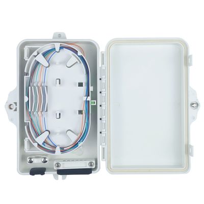 Caixa de terminais de fibra óptica IP68 Área exterior 6 núcleos Caixa de distribuição à prova d'água para rede FTTX