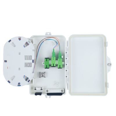 Caixa de terminais de fibra óptica IP68 Área exterior 6 núcleos Caixa de distribuição à prova d'água para rede FTTX