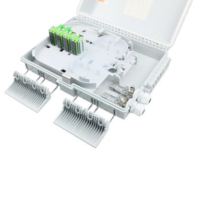 Caixa de terminação de fibra óptica de conector SC de 16 portas para distribuição de rede FTTH ao ar livre