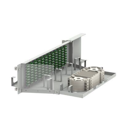 Equipamento de fibra óptica de 19 polegadas LC APC Tipo 96 Núcleos Swing Optical Patchpanel com 5 Tempo