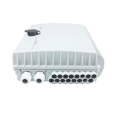 Caixa de terminação de fibra óptica de conector SC de 16 portas para distribuição de rede FTTH ao ar livre