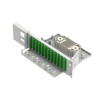 Equipamento de fibra óptica de 19 polegadas LC APC Tipo 96 Núcleos Swing Optical Patchpanel com 5 Tempo