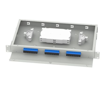 ODN 24 portas SC UPC 19 polegadas quadro de distribuição óptica para projetos de rede FTTX