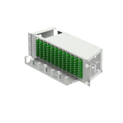Equipamento de fibra óptica de 19 polegadas LC APC Tipo 96 Núcleos Swing Optical Patchpanel com 5 Tempo
