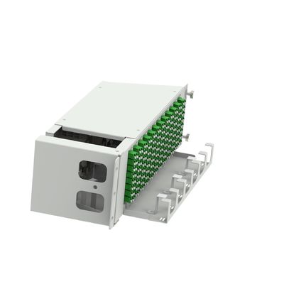 Equipamento de fibra óptica de 19 polegadas LC APC Tipo 96 Núcleos Swing Optical Patchpanel com 5 Tempo
