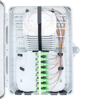 Caixa de terminação de caixas de fibra óptica de 16 núcleos de divisão para rede de tamanho 420x320x130 mm