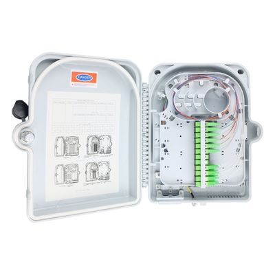 16 Modelo de divisor de núcleo Caixa de terminação de fibra óptica Conector SC IP65 à prova d'água