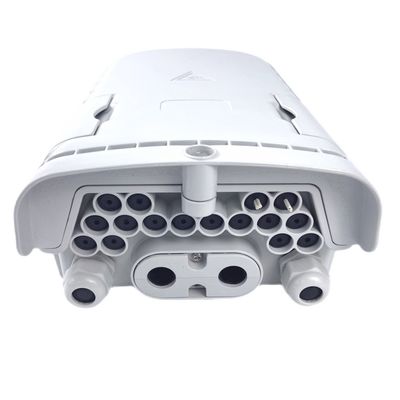 16 Port FTTH Fibra Óptica Terminal Box IP65 Wall Pole Mount Cajas de exterior para FTTx