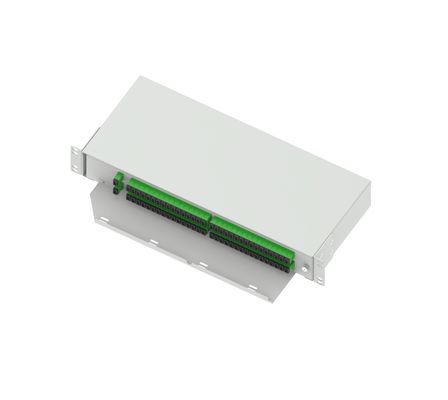 19 polegadas Fibra Óptica Splitter Patchpanel Sub-ODF Swing Tipo APC SC Fibra Óptica para ODN FTTX-
