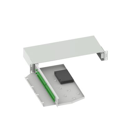 Quadro de distribuição subóptico de 19 polegadas FC/APC Tipo de balanço para rede e FTTX Tempo 5 anos