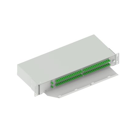 Quadro de distribuição subóptico de 19 polegadas FC/APC Tipo de balanço para rede e FTTX Tempo 5 anos
