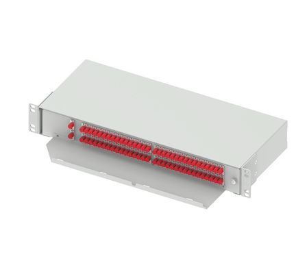 Sub-ODF de 19 polegadas FC UPC Swing Fiber Optic Patchpanel para divisor de fibra óptica de rede