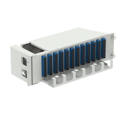 Centro de dados 19 polegadas tipo swing 96 núcleos SC UPC Fibra óptica patchpanel equipamento óptico 5