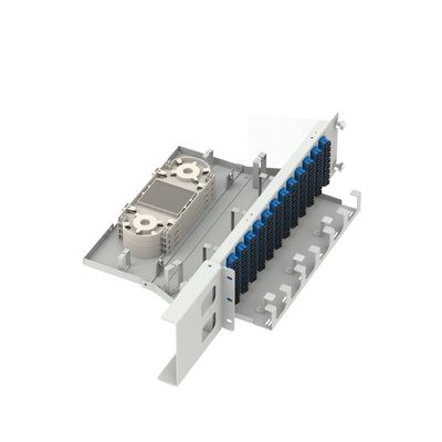 Centro de dados 19 polegadas tipo swing 96 núcleos SC UPC Fibra óptica patchpanel equipamento óptico 5