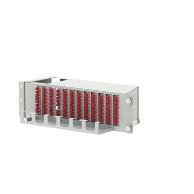 Equipamento de fibra óptica de 19 polegadas-UPC Tipo 96 núcleos Swing Optical Patchpanel para rede ODN