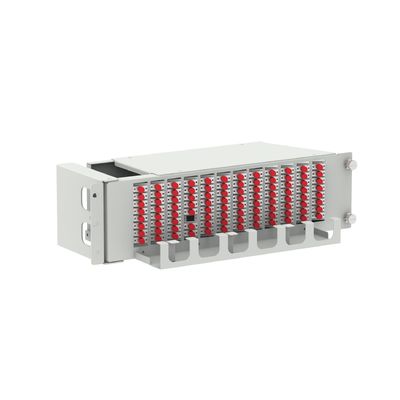 Equipamento de fibra óptica de 19 polegadas-UPC Tipo 96 núcleos Swing Optical Patchpanel para rede ODN