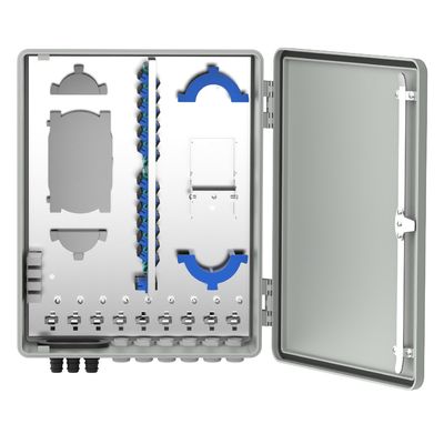 5 Time Best 48 Cores FTTH Outdoor Fiber Optic Terminal Box para rede LAN com fio