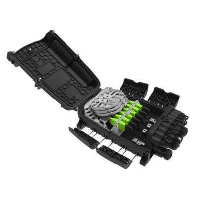 Dimensão externa 378*255*116 16 núcleos Caixa de terminação de fibra óptica IP65 para FTTH FTTX