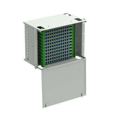 Sistemas de Fibra Óptica de Data Center LC Tipo 144 Portos Fibra Óptica Patchpanel de Distribuição