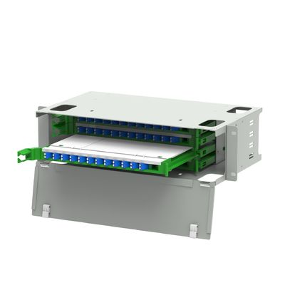 Equipamento de fibra óptica 48 Portos LC Tipo Quadro de distribuição subóptico para rede ODN