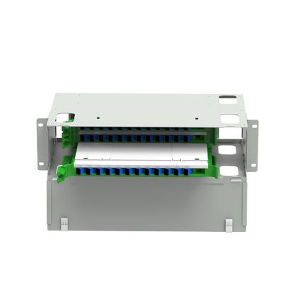 Data Center Essential 48 Portos SC Tipo Fibra Óptica Distribuição Patchpanel com 5