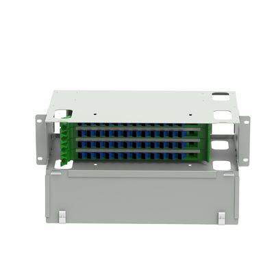 Data Center Essential 48 Portos SC Tipo Fibra Óptica Distribuição Patchpanel com 5