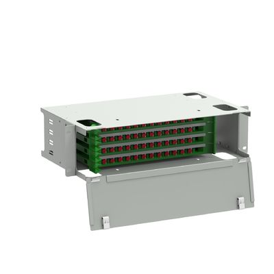 Equipamento de fibra óptica de rede ODN com quadro de distribuição subóptica de tipo FC de 48 portas