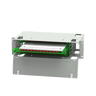 Equipamento de fibra óptica de rede ODN com quadro de distribuição subóptica de tipo FC de 48 portas