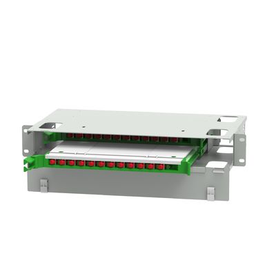 24 Port FC Tipo Fibra Óptica Distribuição Patchpanel Fibra Óptica Equipamento com 5 Time