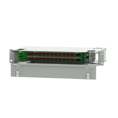 24 Port FC Tipo Fibra Óptica Distribuição Patchpanel Fibra Óptica Equipamento com 5 Time