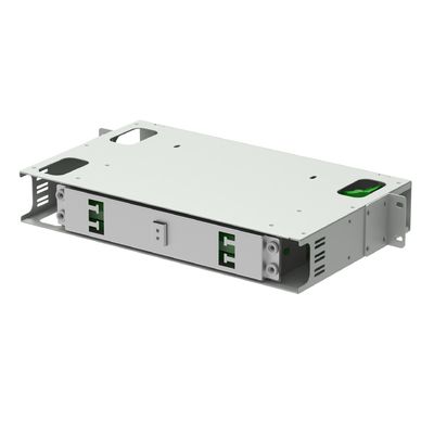 24 Painel de parches de distribuição de fibra óptica por porta E2000 Tipo para rede ODN e data center