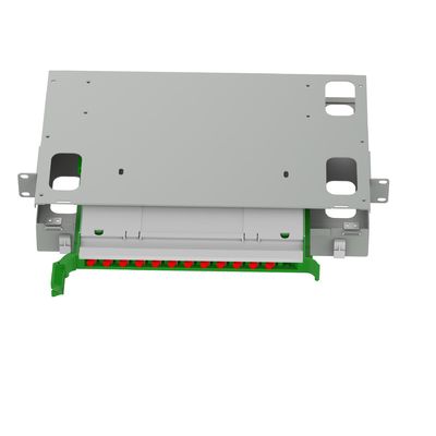 FC Tipo 12 Portos Fibra Óptica Patchpanel de Distribuição Ideal para FTTX ODF em Data Centers