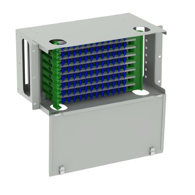 96 Portos Fibra Óptica Patchpanel de Distribuição para Quadro de Distribuição Subóptica em Branco