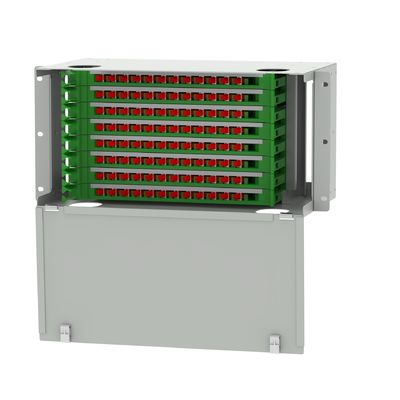 96 Port FC Tipo de distribuição de fibra óptica Patchpanel Fibra óptica Equipamento para Data Center
