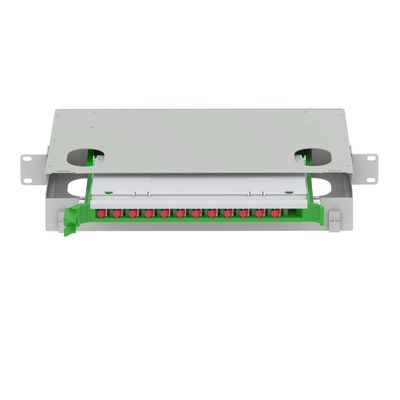FTTX Data Center FC Tipo 12 Port Fiber Optic Distribution Patchpanel para desempenho